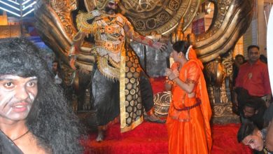 Photo of श्री बालाजी रामलीला में सीता माता तथा रावण संवाद का किया गया भव्य मंचन
