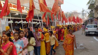 Photo of महराजगंज : निशान यात्रा में “श्री श्याम प्रभु” के नारे से गुंज उठा नगर-निचलौल