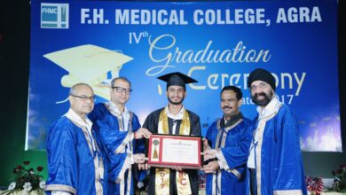 Photo of एफएच मेडिकल कॉलेज मे एमबीबीएस छात्रों को प्रमाण पत्र मेडल प्रदान किए