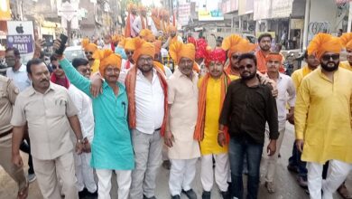 Photo of मिर्जापुर : नगर में गूंजा ‘जय श्रीराम-जय श्रीराम’का नारा