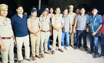 Photo of दो बदमाश मुठभेड़ में घायल