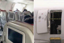 Photo of विमान जैसे ही उड़ान भरा, एक यात्री ने खोला दरवाजा, विमान में भर गई हवा, फिर…