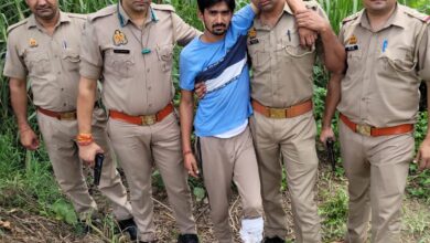 Photo of पिस्टल छीनकर भाग रहे बदमाश को पुलिस ने गोली मारी