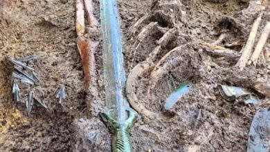 Photo of पुरातत्‍वविदों को कब्र से मिली कांसे की बनी तलवार, किया जा रहा है 3 हजार साल पुरानी होने का दावा
