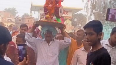 Photo of लखीमपुर : गणपति बप्पा मोरिया के जयकारों के साथ भगवान गणेश की प्रतिमा का हुआ विसर्जन