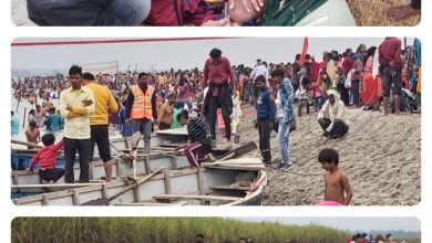 Photo of हजारों श्रद्धालुओं ने गंगा में डुबकी लगाकर धर्म लाभ उठाया