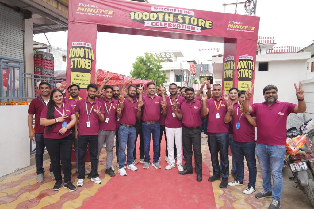 फ्लिपकार्ट मिनट्स ने गोरखपुर में अपना 1,000वां माइक्रो फुलफिलमेंट सेंटर शुरू किया; क्विक कॉमर्स के अगले चरण में उत्तर प्रदेश की प्रमुख भूमिका